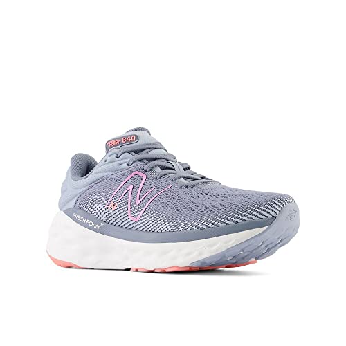 New Balance Women's Fresh Foam X 840f V1 Athletic Shoes - Arctic Grey & Raspberry, Size 6.5