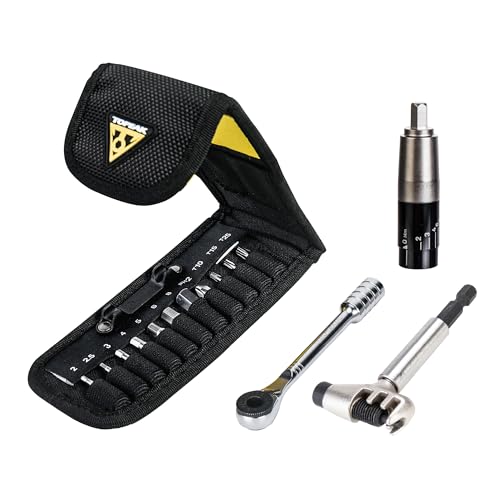 Topeak Ratchet Rocket Lite NTX+ Bike Repair Kit Black - 19 Functions Compact Multitool