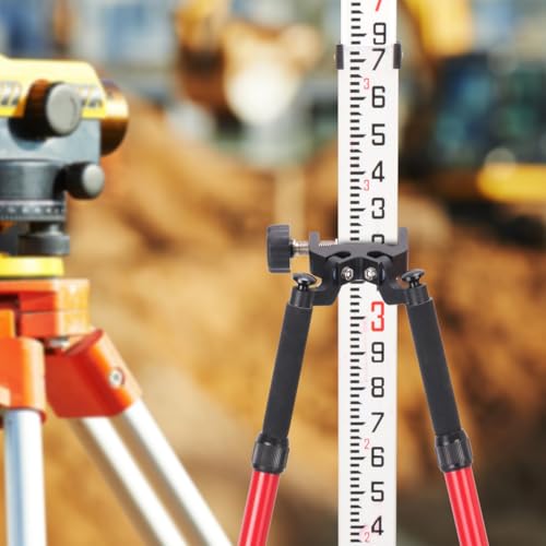 Mountlaser CLS23 Aluminum Surveying Tripod Bipod with Thumb Release, Telescopic Support for Prism & GPS Poles