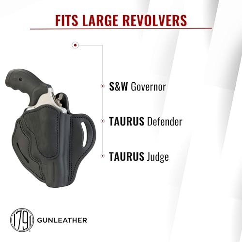 1791 Revolver Holster Fits Taurus Judge S&W Governor Public Defender Stealth Black