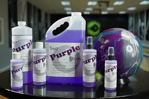 4 oz Purple Bowling Ball Cleaner - USBC Approved for Dirt & Oil Removal