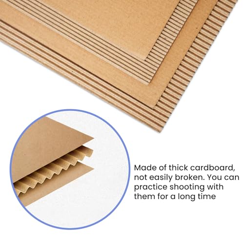 30x18 Inch Shooting Targets Pack of 100 with Pasters - Durable Cardboard Range Practice