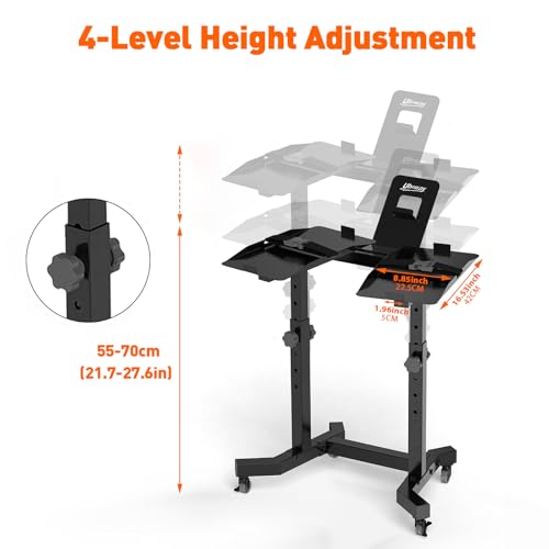Uboway Large Adjustable Dumbbell Rack Stand for Bowflex Powerblock - Heavy Duty Steel