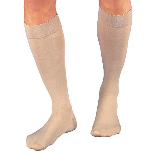 JOBST Relief 20-30 mmHg Knee High Graduated Compression Stockings Small Beige Closed Toe