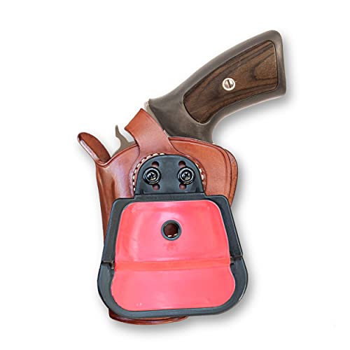 Leather Revolver Holster for Super Redhawk Alaskan - Right Hand, 2.5-inch, Brown