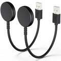 2 Pack 1FT Magnetic Charging Cables for Samsung Galaxy Watch 8/8 Classic - Black