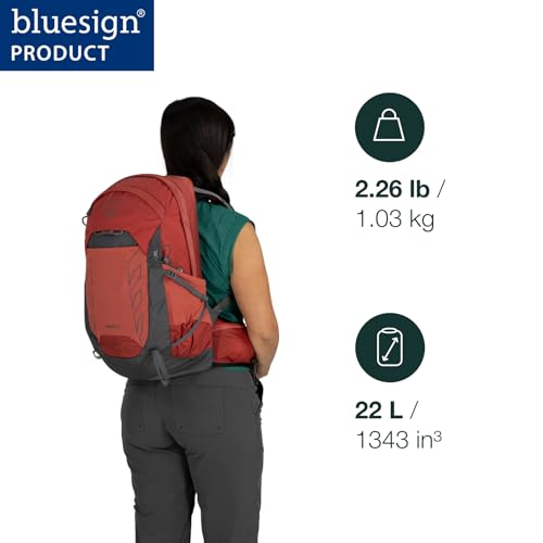 Osprey Tempest 22L Women's Lightweight Hiking Backpack - Anchor Blue / Atlas (Standard Fit)