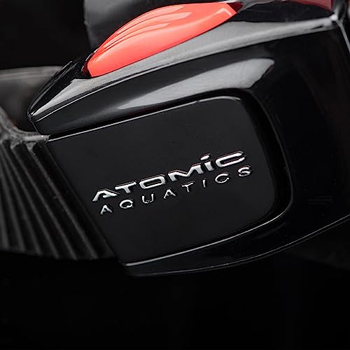 Atomic Venom Frameless Scuba Diving Mask Black - Ultra-Clear Lens, Rigid Silicone Skirt, Comfortable Fit