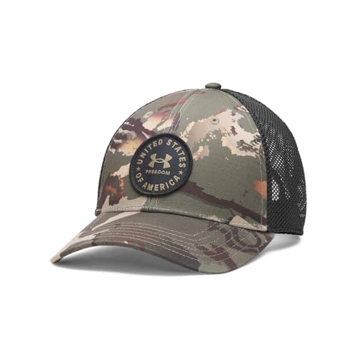 Under Armour Men's Freedom Mid Trek Hat - One Size / Black & Camo