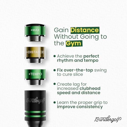 Golf Swing Trainer Aid for Indoor Practice & Speed Training - Right