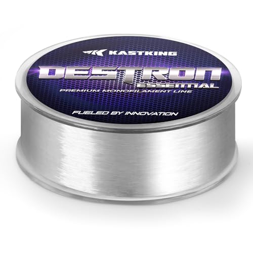 Monofilament Fishing Line - Ghost Clear, 10LB, 600 Yards - High Strength & Abrasion Resistant