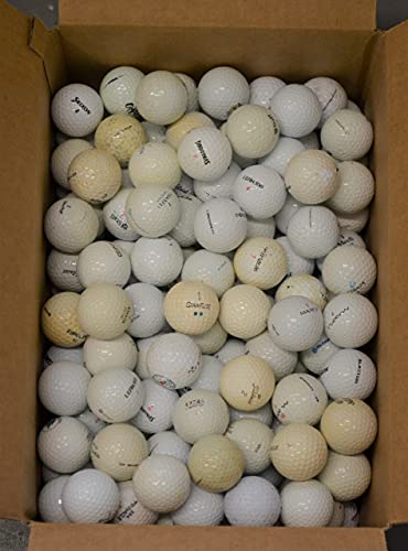 300 Used Golf Balls for Practice & Range Mix - White & Colored Balls