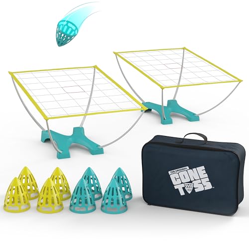 Vango Cone Toss Outdoor Lawn Game - Portable Target Tossing with Score Stealing Twist
