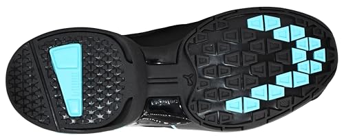 PUMA Women's Tazon 6 Sneakers - Size 8.5, Black & Aqua Lifestyle Shoes