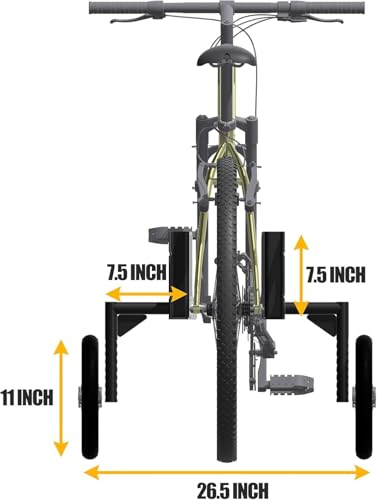 Adult Bicycle Training Wheels for 24-29 Inch Bikes Heavy Duty Stabilizers