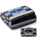 Mountain Large Wool Blanket 62x86 Inches - Warm, Thick, Military Camping Gear
