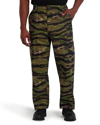 Propper BDU Trouser Button Fly - 100% Cotton Ripstop, Asian Tiger Stripe, 3X-Large