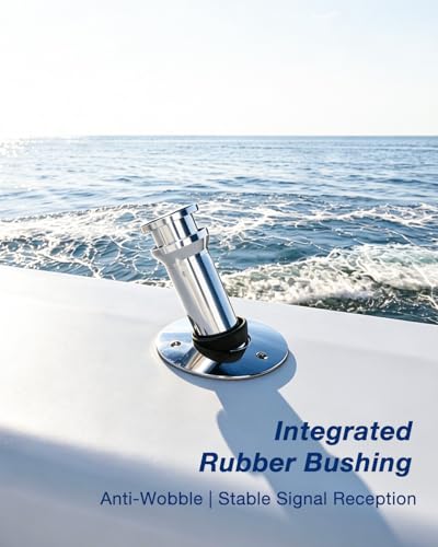 Marine Boat Mount for Starlink Mini Antenna - Stainless Steel, Adjustable & Corrosion-Resistant