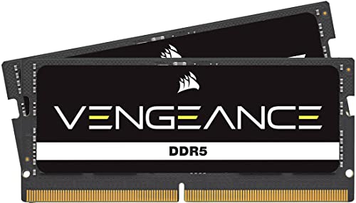 Corsair Vengeance DDR5 SODIMM 32GB (2x16GB) 5600MHz Memory Module, Black