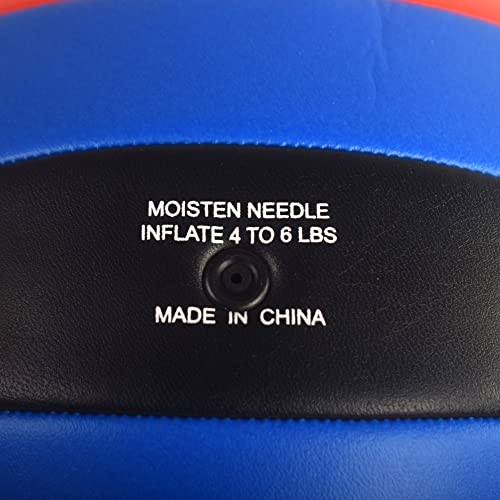 Tetherball Set with Soft Touch Ball, Rope, Carabiner - Red Blue Black Variations
