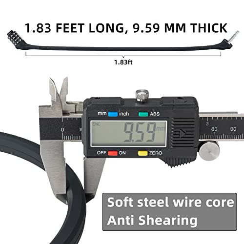 Blue Bike Cable Lock with 4-Digit Combination Anti-Theft Lightweight 1.83ft