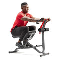Black Sunny Health & Fitness Full Body Stretch Machine with Pivot Seat