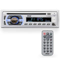 Pyle Marine Bluetooth Stereo Receiver with CD Player & FM Radio - 12V Waterproof Marine Head Unit - Single DIN