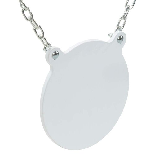 Allen Company EZ Aim 4" AR500 Steel Gong Shooting Target, White