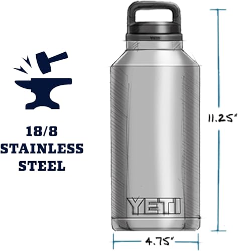 YETI Rambler 64 oz Water Bottle with Chug Cap - Royal Blue