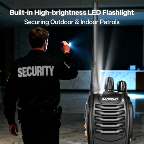 BAOFENG BF-888S Walkie Talkies 20 Pack Long Range Two-Way Radios with Flashlight, Type-C Battery, VOX, Frequency Copy, Family & Outdoor Use