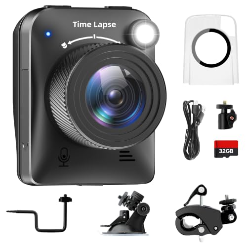 Dsoon 4K Waterproof Time Lapse Camera Black 32GB - Outdoor Recorder