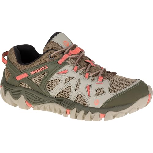 Merrell All Out Blaze Aero Sport Hiking Shoe Women's 9.5 Beige Khaki