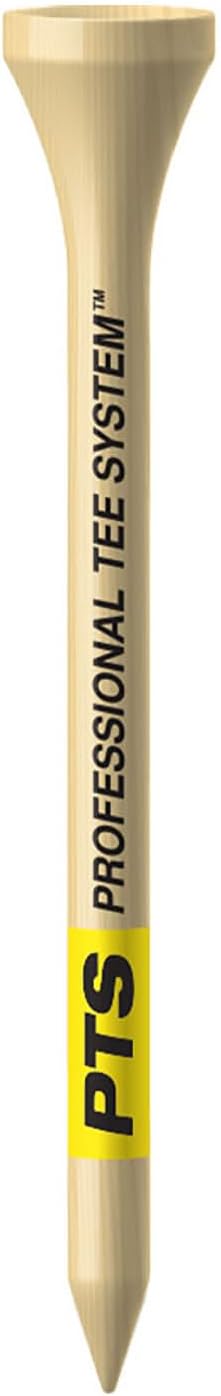 PrideSports PTS Bamboo Golf Tees - 100 Count, 2-3/4 Inch | Ideal for Drivers & Woods