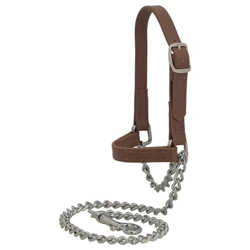 Livestock Goat Halter Brown Small Weaver Leather Brahma Webb