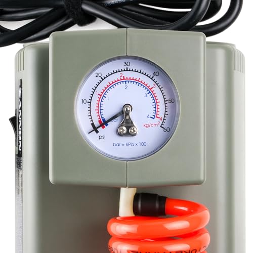 Cannon Sports Electric Ball Inflator Pump with Pressure Gauge - Fast, Portable, Multi-Use