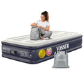Blue Twin Air Mattress with Built-in Pump - 13 Inch XL-Long, Supports 500 lb