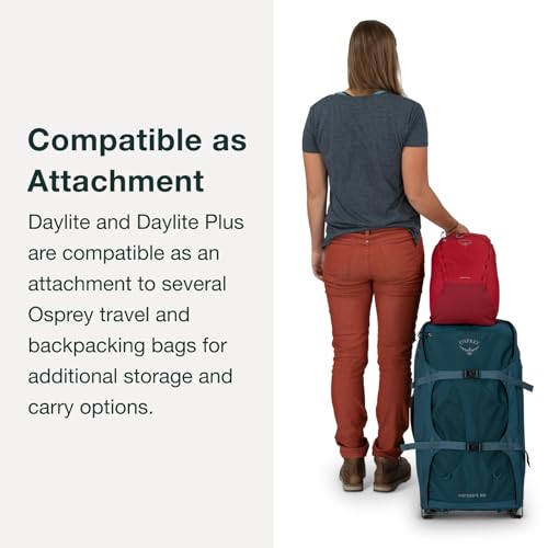 Osprey Daylite Commuter Backpack Black - Lightweight Day Pack for Travel & Daily Use