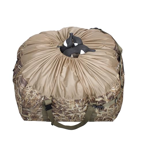 Water-Resistant Goose Decoy Bag with 6 Slots and Camouflage Pattern