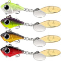 A4 3/4oz 21g Fishing Spinner Bait for Freshwater Saltwater Trout Bass
