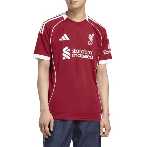 Adidas Liverpool FC Men’s Home Soccer Jersey 2526 Red Large - Fan Apparel