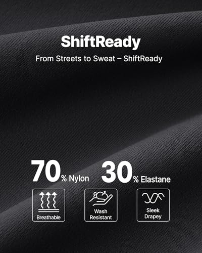 Women's Yoga Pants with Hidden Zipper Pockets - Black, Large, 5'4.5"-5'7"