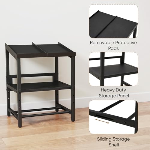 3-Tier Adjustable Dumbbell Rack Heavy Duty Storage Stand Supports 660LBS
