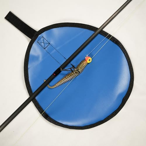 HookShield Fishing Lure Wraps 3 Pack - 6-Inch Lure Covers with Velcro Strap