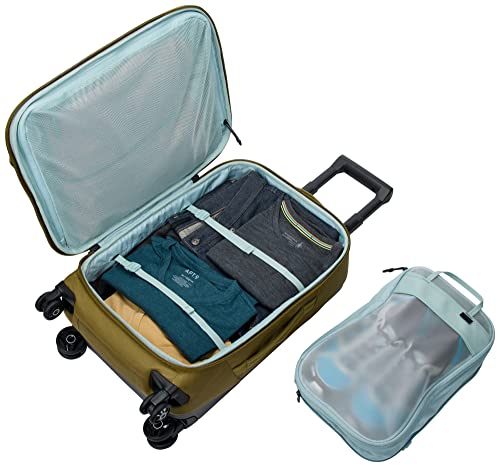 Thule Aion Carry-On Spinner Luggage Nutria Waxed Canvas Water-Resistant