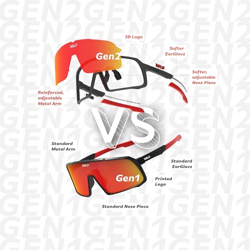 Baseball Softball Sunglasses with Adjustable Fit UV400 Shield - Black Ice Sml Adult Youth
