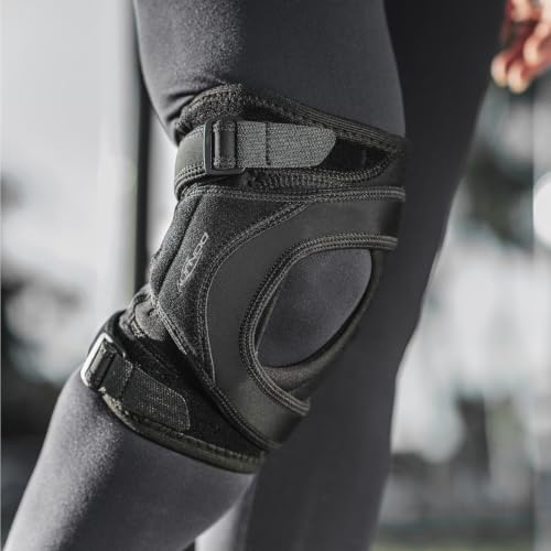 DonJoy Tru-Pull Lite Knee Brace for Patella Dislocations, Medium, Right Leg
