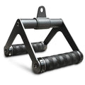 Double D Handle Cable Row Attachment - Rotating Lat Pulldown Handle for Gym