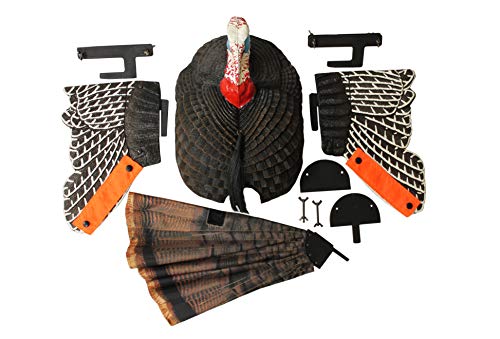 MOJO Outdoors Turkey Decoys Pack of 1 11x2x4 Inch Realistic Hunting Decoy