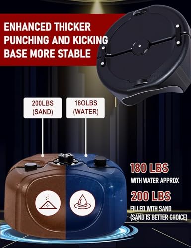 Sfeoot Style5 Adjustable Freestanding Punching Bag with Stand – Speed Reflex Boxing