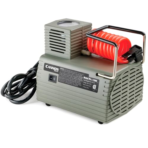 Cannon Sports Electric Ball Inflator Pump with Pressure Gauge - Fast, Portable, Multi-Use